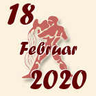Vodolija, 18 Februar 2020.