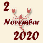 Škorpija, 2 Novembar 2020.
