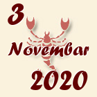 Škorpija, 3 Novembar 2020.