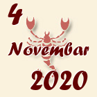 Škorpija, 4 Novembar 2020.