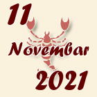 Škorpija, 11 Novembar 2021.
