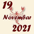 Škorpija, 19 Novembar 2021.