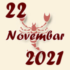 Škorpija, 22 Novembar 2021.