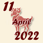 Ovan, 11 April 2022.