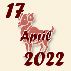 Ovan, 17 April 2022.