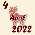 Ovan, 4 April 2022.