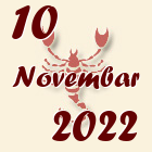 Škorpija, 10 Novembar 2022.