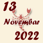 Škorpija, 13 Novembar 2022.