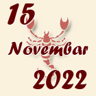 Škorpija, 15 Novembar 2022.