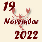 Škorpija, 19 Novembar 2022.