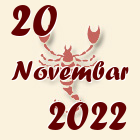 Škorpija, 20 Novembar 2022.
