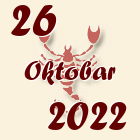 Škorpija, 26 Oktobar 2022.