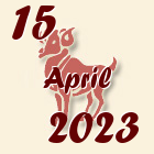 Ovan, 15 April 2023.