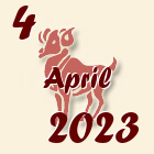 Ovan, 4 April 2023.
