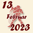 Vodolija, 13 Februar 2023.