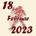 Vodolija, 18 Februar 2023.