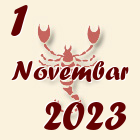 Škorpija, 1 Novembar 2023.