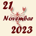 Škorpija, 21 Novembar 2023.