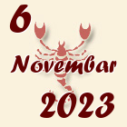 Škorpija, 6 Novembar 2023.
