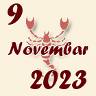 Škorpija, 9 Novembar 2023.