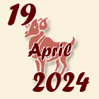 Ovan, 19 April 2024.