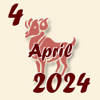 Ovan, 4 April 2024.