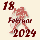 Vodolija, 18 Februar 2024.