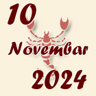 Škorpija, 10 Novembar 2024.