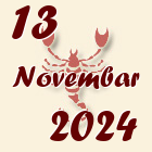 Škorpija, 13 Novembar 2024.