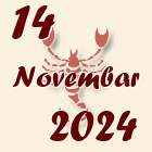 Škorpija, 14 Novembar 2024.