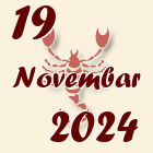 Škorpija, 19 Novembar 2024.