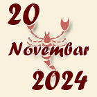 Škorpija, 20 Novembar 2024.