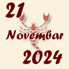 Škorpija, 21 Novembar 2024.