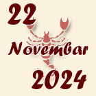 Škorpija, 22 Novembar 2024.