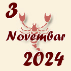 Škorpija, 3 Novembar 2024.