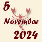 Škorpija, 5 Novembar 2024.