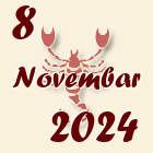 Škorpija, 8 Novembar 2024.