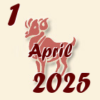 Ovan, 1 April 2025.