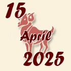Ovan, 15 April 2025.