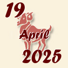 Ovan, 19 April 2025.