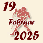 Vodolija, 19 Februar 2025.