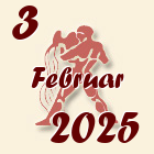 Vodolija, 3 Februar 2025.