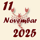 Škorpija, 11 Novembar 2025.