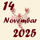 Škorpija, 14 Novembar 2025.