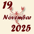 Škorpija, 19 Novembar 2025.