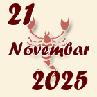 Škorpija, 21 Novembar 2025.