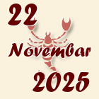 Škorpija, 22 Novembar 2025.