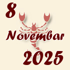 Škorpija, 8 Novembar 2025.
