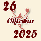 Škorpija, 26 Oktobar 2025.