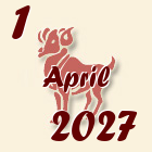 Ovan, 1 April 2027.